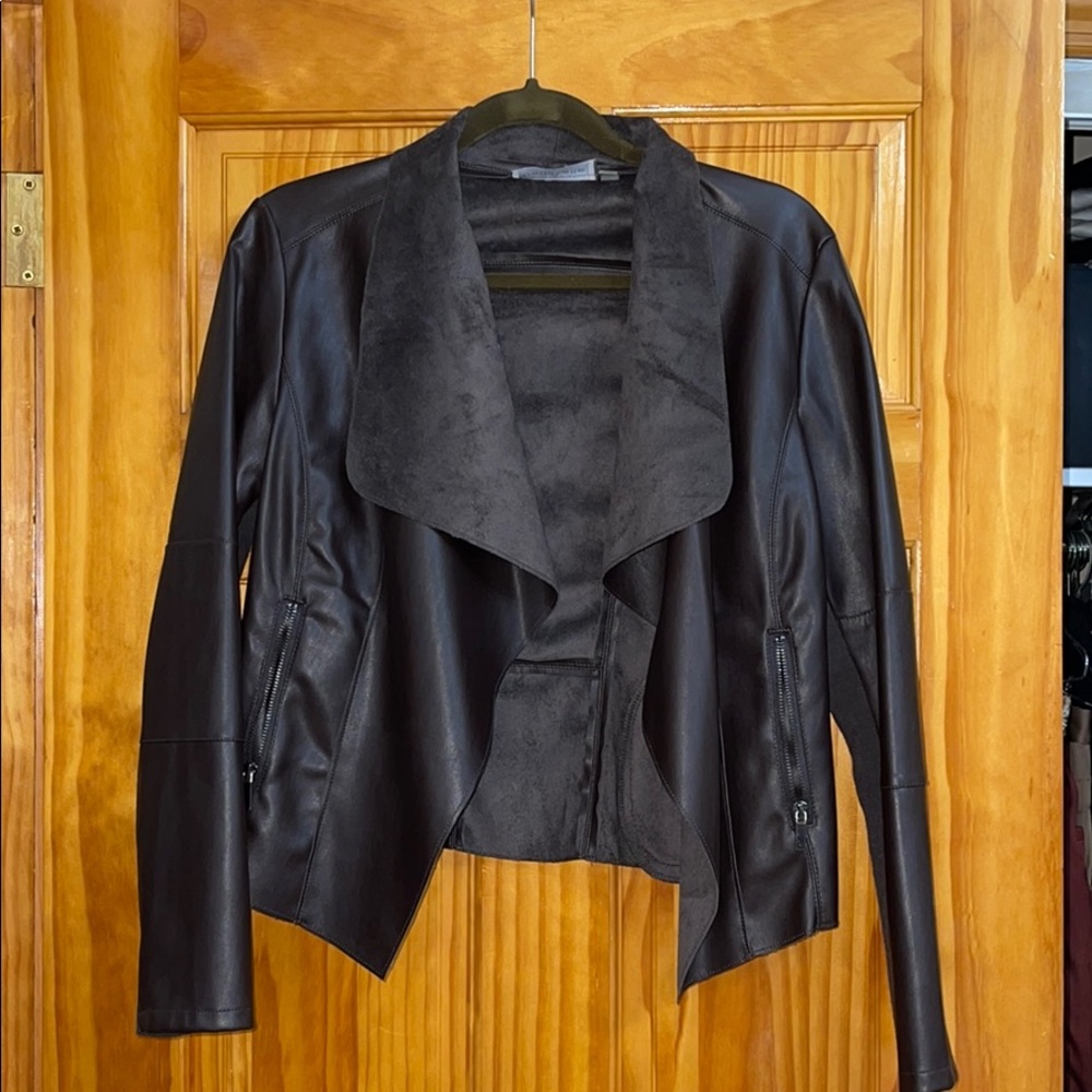 Light jacket suede inside, leather outside